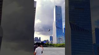 Helicopter Landing In City shorts trending viral helicopter [upl. by Surdna]