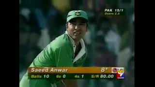 Saeed Anwar 194 Vs India  Independence Cup 1997  Chennai Match Highlights [upl. by Annyl]