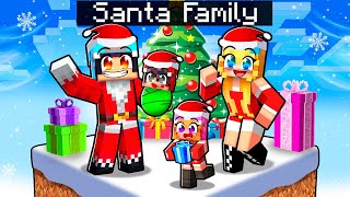 Having a SANTA FAMILY in Minecraft [upl. by Critchfield864]