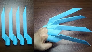 HOW TO MAKE PAPER CLAWS \ BEST ORIGAMI CLAWS IDEAS \ EASY CRAFTS design by TORSELF [upl. by Pass]