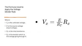 Voltage Divider Rule ENGG 104 [upl. by Renaud]