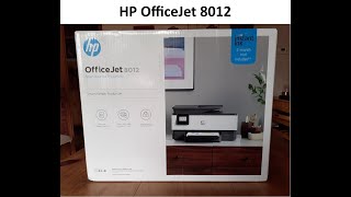 HP OfficeJet 8012 Erstinitialisierung und Inbetriebnahme [upl. by Bronwyn]