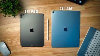 iPad pro 11quot Vs iPad Air 13quot DONT WASTE MONEY [upl. by Akihdar]