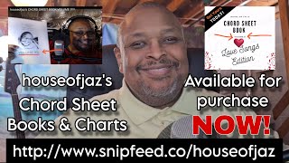 houseofjazs CHORD SHEET BOOKS amp CHARTS Available [upl. by Perdita]