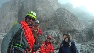 Klettern Dolomiten Grosse Zinne Normalroute IV  Abenteuer Alpin 2012 Folge 42 [upl. by Yzus]