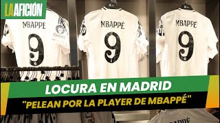 Aficionados del Real Madrid desatan la locura para comprar playera de Mbappé [upl. by Oliviero564]