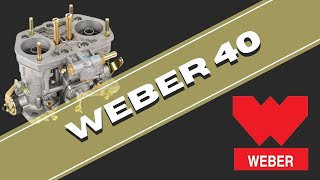 Como funciona o Carburador Weber 40 [upl. by Yemorej696]