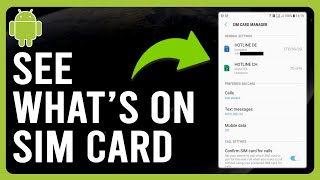 How To See What Is Stored On SIM Card Android How To View SIM Card Information On Android [upl. by Simon]