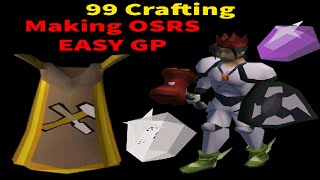 99 Crafting Making OSRS EASY GP [upl. by Crisey795]