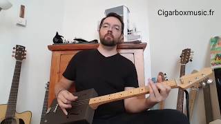 Walkin man Seasick Steve  cigar box guitar cover [upl. by Davide]