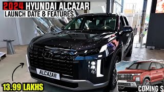 alcazar facelift 2024 india  hyundai alcazar prestige 7 seater [upl. by Hymie729]