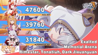 Memorial Arena  SSS Rimestar  SSS Tonatiuh  Dark Jixuanyuan Honkai Impact 3 SEA [upl. by Leeda]