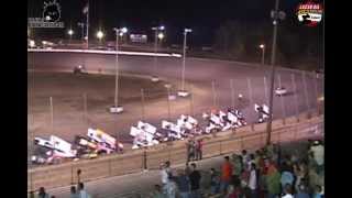 ASCS National Tour at Salina Highbanks Speedway Highlights 82412 [upl. by Adnolehs]