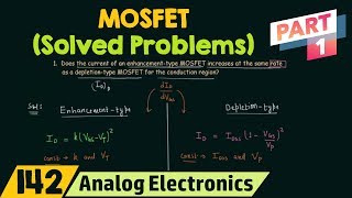 MOSFET Solved Problems Part 1 [upl. by Enyawal]