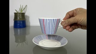 Gustavsberg Markis coffee cup set [upl. by Aizitel]