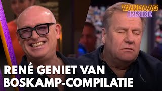 René heeft op bankie naar Boskampcompilatie gekeken ‘Dat is echt héél leuk’  VANDAAG INSIDE [upl. by Nylleoj]