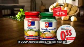 COOP Jednota  Tartare sauce  TV spot [upl. by Drofwarc45]