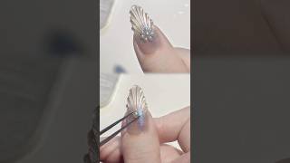 Pearl Shell nails nailart nailbeauty nailpolish naildiy nailtutorial makeup beauty [upl. by Lyrak]