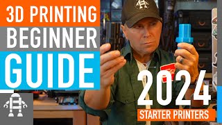 3d Printing Made Easy Beginners Guide For 2024  My Top 6 Printers [upl. by Olnay]