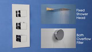 Concealed Thermostatic Shower Valves [upl. by Akkahs]