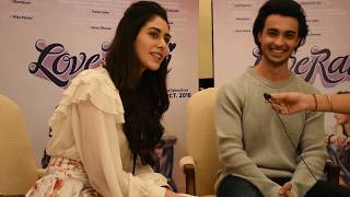 Exclusiv Interview With Loveyatri movie Celebs Aayush amp warina in Kolkata [upl. by Fontes377]