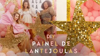 DIY Painel de Lantejoulas Shimmer Wall Tutorial [upl. by Eustacia]