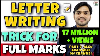 Letter Writing in English Trick  Letter Writing  Letter Writing in HindiEnglish FormatCBSE 1012 [upl. by Eitsud]