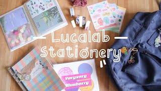 🍁 Lucalab Stationery  6 Ring Binders stickers and an excuse to buy more stationery 🌤 [upl. by Danit]