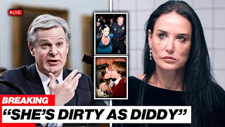 FBI Lists Demi Moore as Key Abuser After Diddy at Diddys Party [upl. by Eshman]