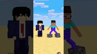 Help for Power up for Large jump♥️ minecraft herobrinestory monsterschool shortsvideo funny [upl. by Nomrej804]