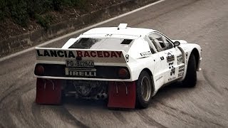 Lancia Rally 037 Group B Pure Sound  Warm Up Accelerations amp More [upl. by Domonic]