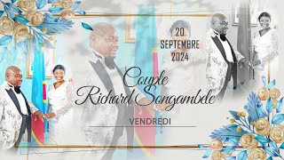 BENEDICTION NUPTIALE DU COUPLE RICHARD SONGAMBELE  VENDREDI 20  09  2024 [upl. by Enneiluj]