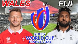 WALES vs FIJI Rugby World Cup 2023 Live Commentary [upl. by Arreis849]