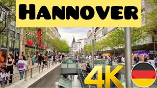 Walking tour in Hannover Germany  4K 60fps [upl. by Gilpin786]