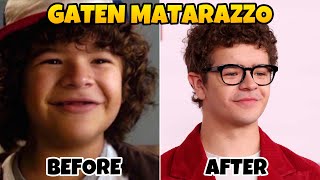 👉 Gaten Matarazzo Stranger Things 😱 Before and After [upl. by Eidroj556]