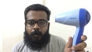 How to use Hair Dryer on your beard to straighten it [upl. by Charla]