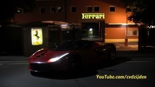 Ferrari LaFerrari in the middle of the night [upl. by Aker11]