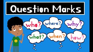 What is a Question Mark  Types of Questions for Kids  Who What Where When Why and How [upl. by Rieth]