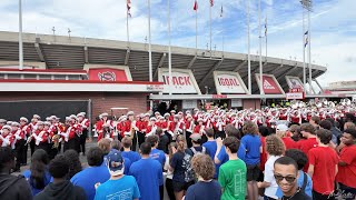 NC State Marching Band  Perform for HS kids outside Carter Finley before Football Game  9142024 [upl. by Savadove]