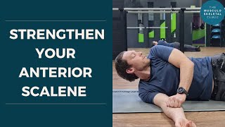 How to strengthen your anterior scalene for side flexion  The MSK Physio [upl. by Rosario]