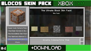 SKIN 4D DE BLOCOS  SKIN 4D BLOCKS MOD Minecraft Xbox 360 Edition RGHJTAG [upl. by Moshe]