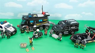 Playmobil Police Vs Knights Payback Stop Motion [upl. by Anelec]