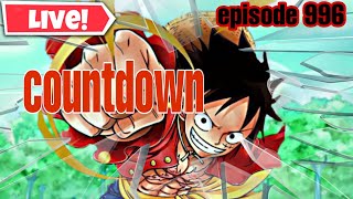 One Piece Episode 997 Live Countdown onepiece [upl. by Courtund329]