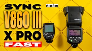 How To Sync Godox V860 III and XPro Trigger [upl. by Adnamar232]