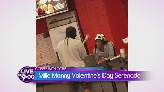 Germantown RampB singer Mille Manny turns heads and hearts at TSU in viral Valentines serenades [upl. by Robby]