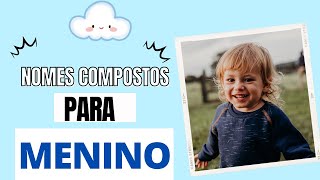 NOMES COMPOSTOS MASCULINOS [upl. by Athiste388]