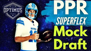 PPR Superflex Mock Draft  Building the ULTIMATE Fantasy Football Team [upl. by Anrim514]