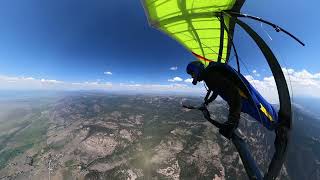 Hang Gliding Crash Landing at Lakeview [upl. by Hsetih865]