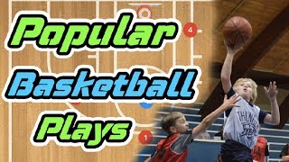 Most Common Basketball Offense Plays Sets [upl. by Esmerolda432]