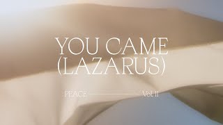 You Came Lazarus  Bethel Music Jonathan David Helser Melissa Helser  Peace Vol II [upl. by Yrocej]